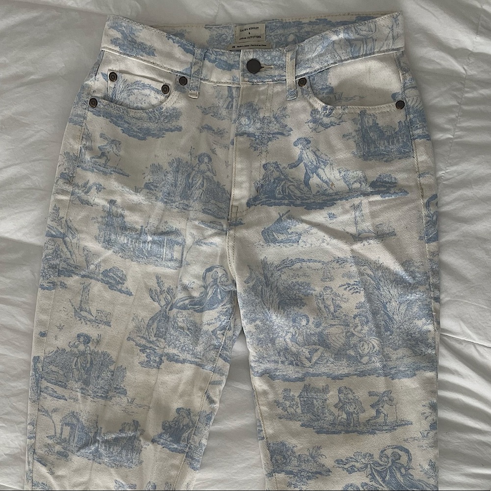 Urban Outfitters x Laura Ashley Ryder Cherub High-Rise Jean